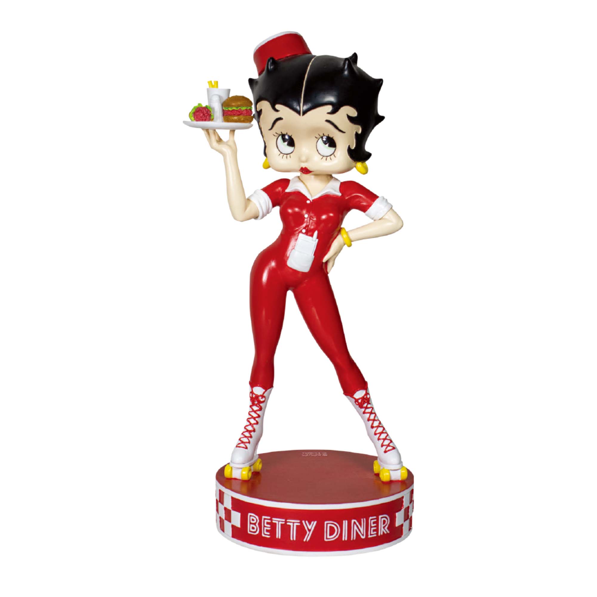 Betty Boop betty diner フィギュア　箱付き BT-DOLLDINER】ベティ DINER スタチュー ポリレジン BETTY BOOP