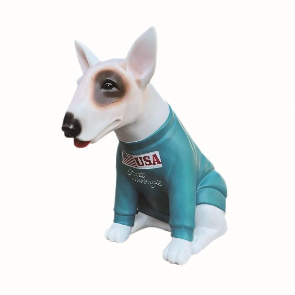 USADOGST】USA DOG スタチュー LEDライト付き バドワイザー バド犬