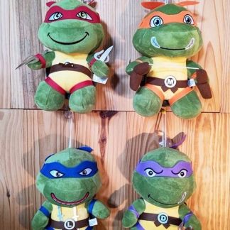 【TMNTPK】ミュータント タートルズ プラッシュ キーチェーン 4種アソート TURTLES(参考上代￥2000/ロット:4)