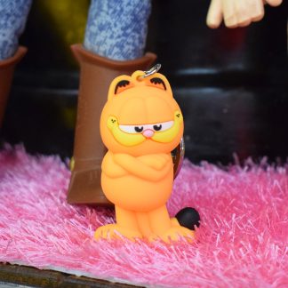 【GF3D】ガーフィールド 3D ラバー キーホルダー キーチェーン GARFIELD(参考上代￥680/ロット:3)