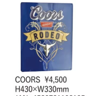 US エンボスサイン（COORS）　/　エンボス看板(参考上代￥4500/ロット:1)