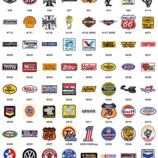 【WP01】ワッペン No.1 レーシング アメリカン アドバタイジング キャラクター パッチ モーター 車(参考上代￥480-580/ロット:5)