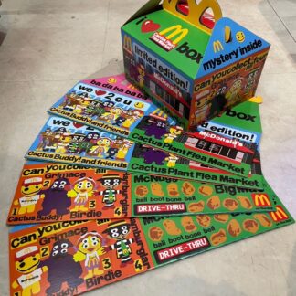 【MCPFM】McDonald's × Cactus Plant Flea Market コラボ ハッピーミール 専用ボックス マクドナルド 2022年(参考上代￥1800/ロット:5)