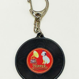 【NIP-10215】絵本ニッパー・レコードキーホルダー(小） / 正規ライセンス商品 ビクター(参考上代￥800/ロット:3)
