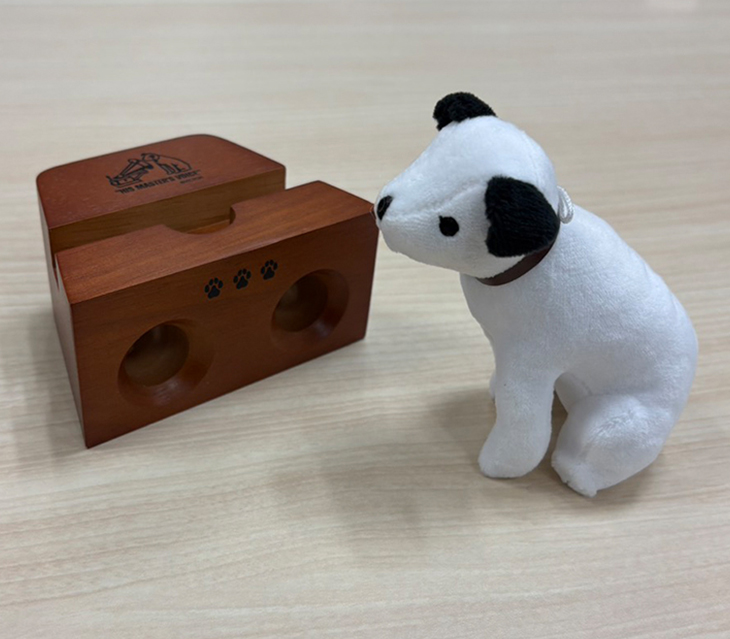 NIP-10246】ニッパー ラバーウッド スピーカー ダブルホーン NIPPER