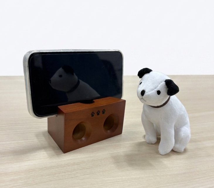 NIP-10246】ニッパー ラバーウッド スピーカー ダブルホーン NIPPER