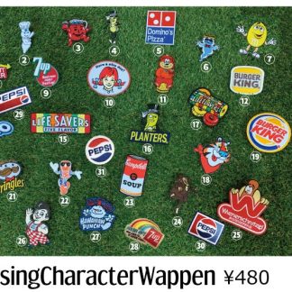 【ADCW】アドバタイジング キャラクター ワッペン(参考上代￥480/ロット:6)