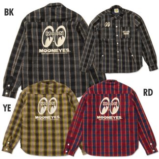 【BK085】ムーンアイズ ウィンドプルーフ シャツ ジャケット MOONEYES(参考上代￥18000/ロット:1)