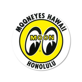 【DM213HIL】ムーンアイズ Hawaii デカール ハワイ ステッカー MOONEYES(参考上代￥400/ロット:3)