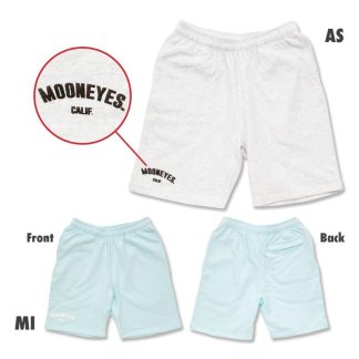 【FM882】ムーンアイズ スウェット ショート パンツ MOONEYES(参考上代￥4900/ロット:1)