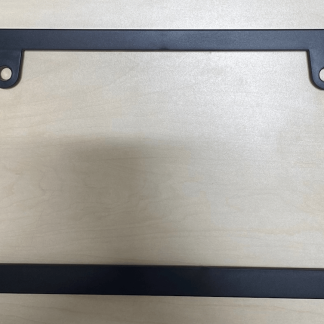 【MG063BKPL】新基準対応 Raised プレーン スリム ナンバープレート ライセンス フレーム ムーンアイズ(参考上代￥2000/ロット:2)