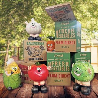【08-0089-01】ベジタブル レジン製 スタチュー 野菜 フィギュア(参考上代￥4500/ロット:1)