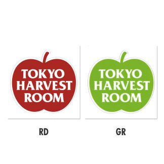 【KG214】TOKYO HARVEST ROOM アップル ステッカー(参考上代￥500/ロット:3)