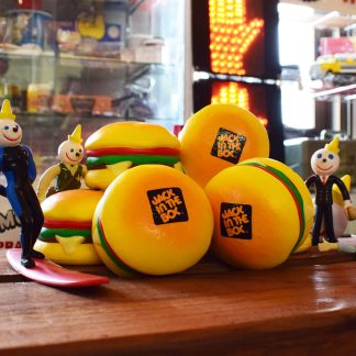 【JISB】ジャックインザボックス ハンバーガー ストレス ボール スクイーズ JACK IN THE BOX(参考上代￥680/ロット:12)