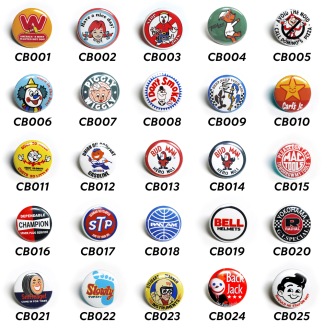 【CB001-092】アドバタイジング カンパニー 缶バッチ 缶バッジ カンバッチ カンバッジ 全92種類 普通サイズ(参考上代￥200/ロット:1)