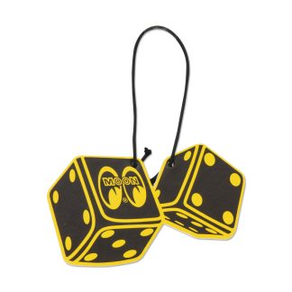 【MG989BK】ムーンアイズ ツイン ダイス エアフレッシュナー MOONEYES(参考上代￥500/ロット:3)