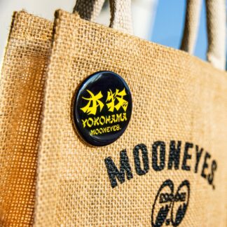 【MGX025】ムーンアイズ 本牧 横浜 カンバッジ 缶バッジ MOONEYES(参考上代￥300/ロット:3)
