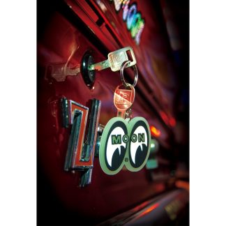 【MKR026GD】ムーンアイズ アイシェイプ キーリング キーホルダー Glow-in-the-Dark MOONEYES(参考上代￥800/ロット:2)