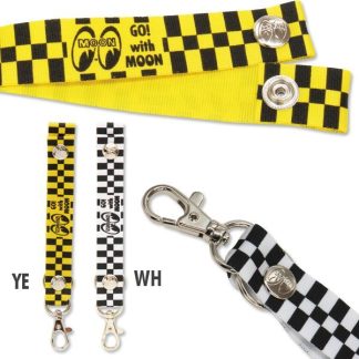 【MKR168】ムーンアイズ チェッカー キーフック キーホルダー MOONEYES(参考上代￥1100/ロット:2)