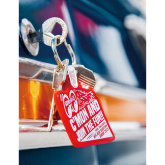 【MKR213RD】ムーンアイズ HCS2025 C'MON AND JOIN THE FUN キーリング MOONEYES HRCS2025(参考上代￥800/ロット:3)