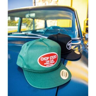 【MQC049】ムーンイクイップド Chop Sticks 5パネル フラット バイザー キャップ MOONEYES ムーンアイズ(参考上代￥5400/ロット:1)