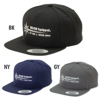 【MQC055】ムーンイクイップド Star フラット バイザー ハット MOON Equipped MOONEYES(参考上代￥6300/ロット:1)