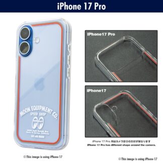【MQG219-17P】ムーンアイズ MOON Equipment Co. Speed Shop iPhone 17pro ハードケース クリア MOONEYES(参考上代￥2500/ロット:1)