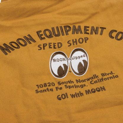 MOON Equipment Co. SPEED SHOP つなぎ ブラック　取引中です MQW058】ムーンアイズ MOON Equipment Co. Speed Shop ダック ジップ