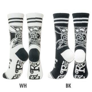 【RAF623】ラットフィンク Iron Cross ソックス RatFink アイアンクロス(参考上代￥2200/ロット:2)