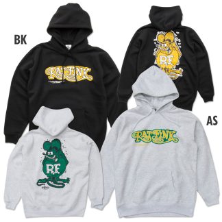 【RISKF101】ラットフィンク Big Fink プルオーバー フーディー RATFINK(参考上代￥9000-10000/ロット:1)