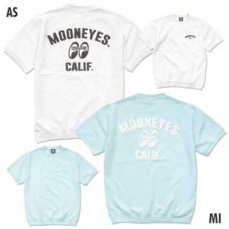 【SM882】ムーンアイズ ショートスリーブ スウェット Tシャツ MOONEYES(参考上代￥4500/ロット:1)