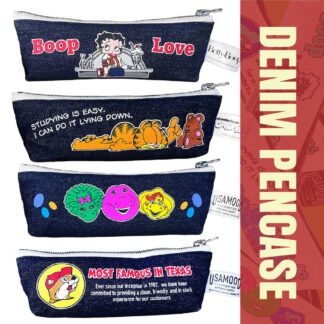 【09-0010-01】デニム ペンケース ベティ ガーフィールド(参考上代￥1500/ロット:2)