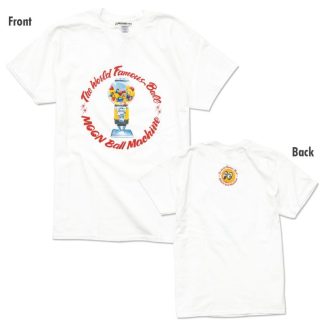【TM890WH】ムーンアイズ アンテナ ボール マシーン Tシャツ MOONEYES(参考上代￥4500-5300/ロット:1)