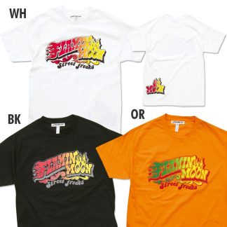 【TM922】ムーンアイズ FLAMIN' MOON Tシャツ MOONEYES(参考上代￥3800-4600/ロット:1)