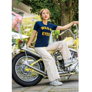 【TMG926】ムーンアイズ レディース MOONEYES リブ Tシャツ(参考上代￥6800/ロット:1)