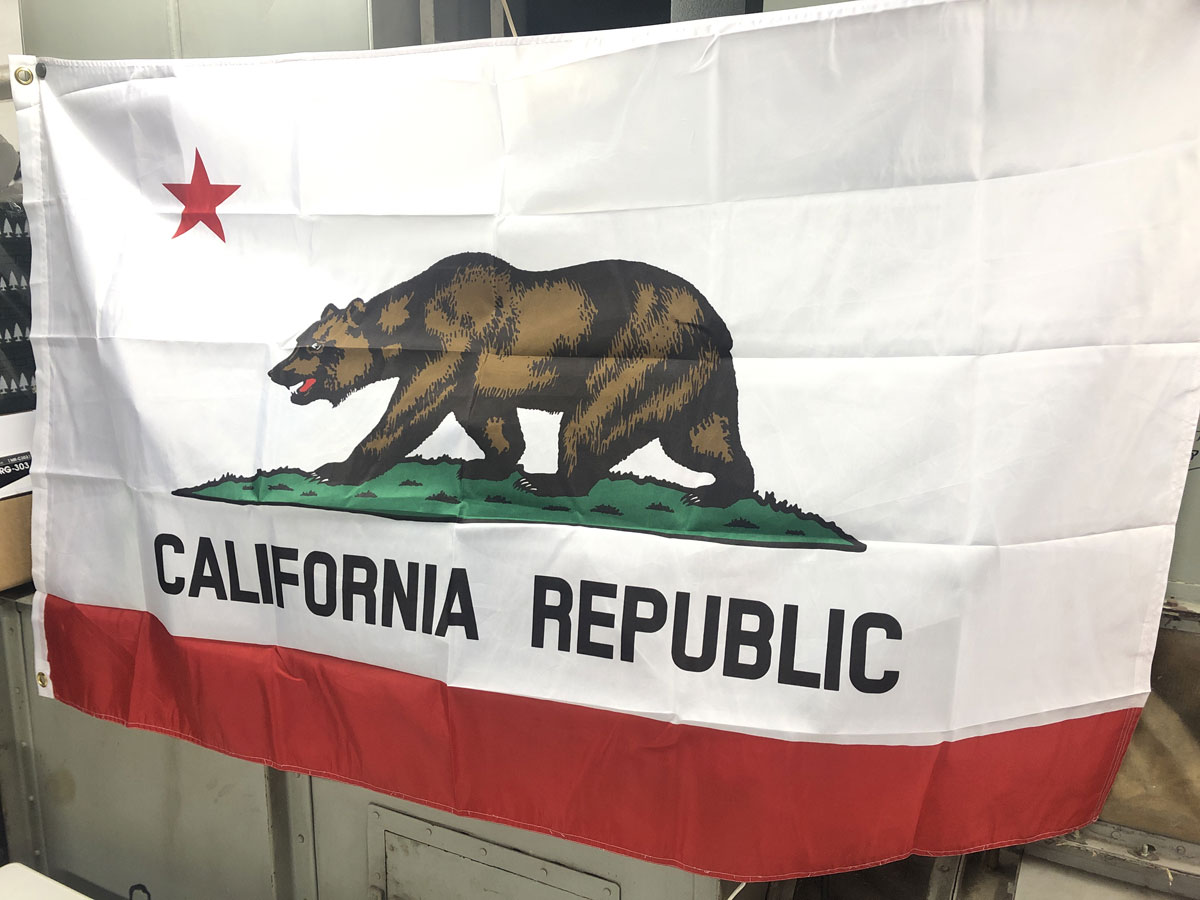 カリフォルニア 州旗 フラッグ 新柄 入荷のご案内 California L C Enterprise